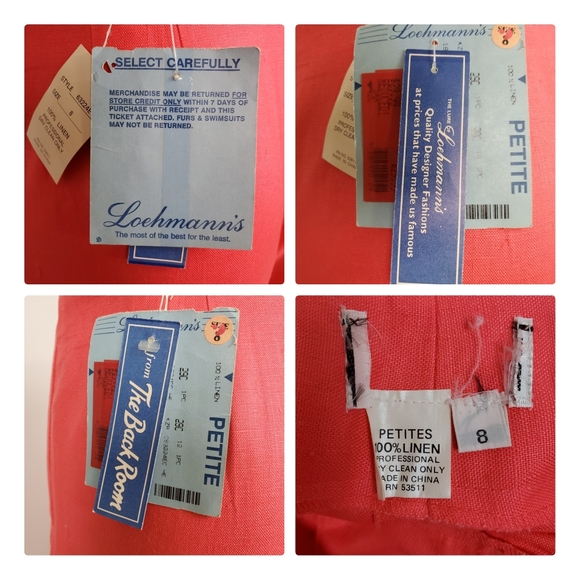 SOLD NWT Vtg 80's pants - Picture 6 of 8